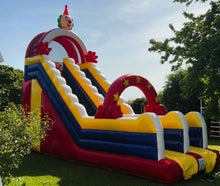 Hüpfburg Mega Riesen Rutsche "Clown" über 7,5 m hoch