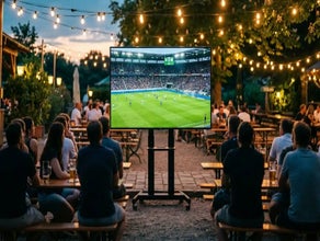 Fernseher mieten (ab € 99): 40-65 Zoll Samsung 4K & QLED ✓ Standfuß inkl. ✓ Messe, Event & Präsentation ✓ HDMI ✓ Kautionsfrei ✓ Versichert