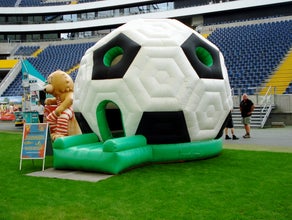 Hüpfburg Fussball