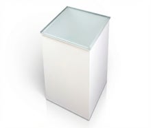LED Loungetisch mieten – Beleuchteter Beistelltisch (Akkubetrieb) mit Glasplatte