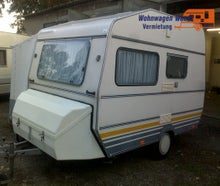 Wohnwagen Optima Greyhound - leichter Reisefloh bis 3 Personen nur 590 kg