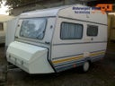 Wohnwagen Optima Greyhound - leichter Reisefloh bis 3 Personen nur 590 kg