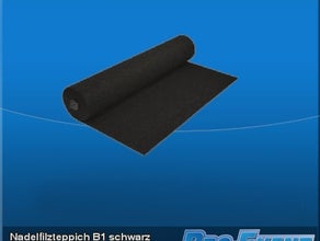 Nadelfilzteppich B1 schwarz