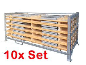 Bierzeltgarniturset 50 cm Gala 10er Set