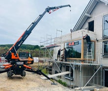 Raupenkran Minikran BG LIFT M 250 zu mieten leihen Vermieten Vermietung 17m