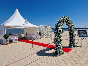 Heiraten auf der Insel Usedom, Hochzeit, Hochzeitdekoration, Strandhochzeit