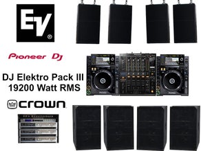 Musikanlage - DJ Elektro Pack IIII - Komplettsystem