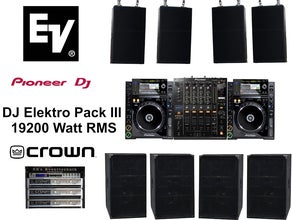 Musikanlage - DJ Elektro Pack IIII - Komplettsystem