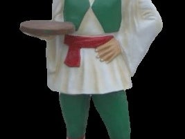 Griechischer Kellner Figur, Bedienung, Servicekraft, Griechenland