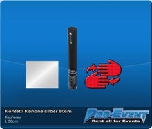 Konfetti Shooter silber 50cm