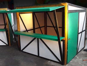 Markthütte / Holzhütte / Marktstand