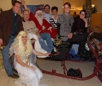 Fotoaktion mit dem Weihnachtsmann auf dem Schlitten inkl. 19% MwSt.