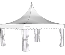 Mastertent Faltzelt 5 x 5m V4
