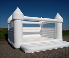 WEIßE HÜPFBURG MIETEN I 24/7 SUPPORT / WHITE BOUNCY CASTLE