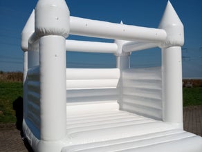 WEIßE HÜPFBURG MIETEN I 24/7 SUPPORT / WHITE BOUNCY CASTLE
