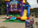 Hüpfburg mit Rutsche und Basketballkorb - Galerie - Bild 1