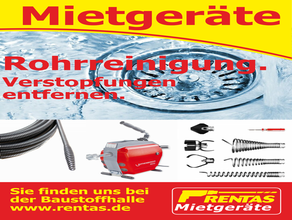 Professionelle Rohrreinigungsmaschine /Spirale  von Rothenberger