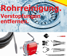 Professionelle Rohrreinigungsmaschine /Spirale von Rothenberger