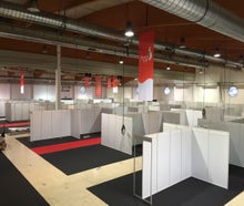 Messestand / Messewand / Trennwand / Octanorm Modulwand für Ausstellung, flexible Raumaufteilung,