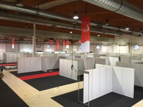 Messestand / Messewand / Trennwand / Octanorm Modulwand für Ausstellung, flexible Raumaufteilung,