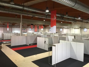 Messestand / Messewand / Trennwand / Octanorm Modulwand für Ausstellung, flexible Raumaufteilung,