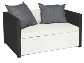 Loungesofa / Rattancouch / Outdoor Sofa 2-Sitzer FREIRAUM2
