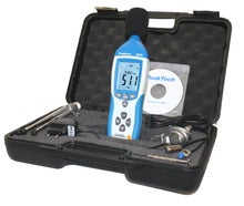 Schallpegelmessgerät / Schallpegelmesser mit Datenlogger und USB, 4-stellig - Profi Gerät Peaktech 8005 für Messe - Concert - Theater - Event