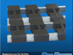 Balastierung für 6x20m