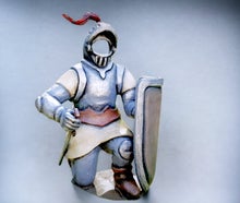 Foto Ritter, Diorama, Mittelalter