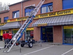 Dachdecker-/Schrägaufzug 17 m, Elektro, Anhängergerät