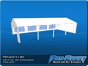 Partyzelt 4 x 8m
