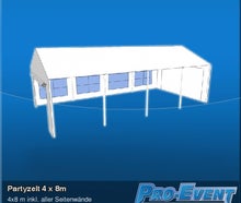 Partyzelt 4 x 8m