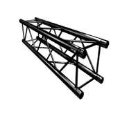 Naxpro-Truss FD 24 Strecke 75 cm RAL9005 - Seidenmatt