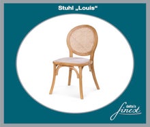 Stuhl Louis // Holzstuhl // der elegante & rustikale Holzstuhl mit verschiedenen Kissen