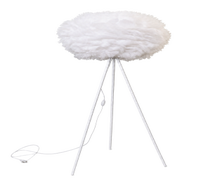 Stehlampe ,,POM'' Weiß mieten – Miettisch, Eventtisch, Veranstaltungstisch, Partytisch