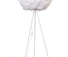 Stehlampe ,,POM'' Weiß mieten – Miettisch, Eventtisch, Veranstaltungstisch, Partytisch