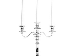 Silberleuchter 3-armig, 35 cm