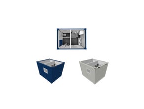 Sanitärcontainer 10 Fuß 3,00x2,50m