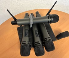 Funk Mikrofon Kabellos Set mit 4x5 Kanälen Mieten Leihen