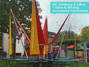 Bungee-Trampolin 4er, Quater-Tramp (inkl. Anlieferung)
