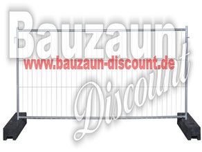 Bauzaun Mobilzaun Bauzaunfelder  Halbhoch 3,50m x 1,20m