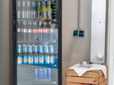 Kühlschrank mit Glasfront, schwarz - Galerie - Bild 1