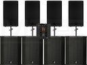 Lautsprecher Musikanlage Beschallungsanlage Partyanlage Boxen Mischpult 4x RCF Art 912 aktiv 4x dB Technologies Sub 18H aktiv - Galerie - Bild 1