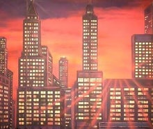 New York Skyline Kulisse, Amerika, USA