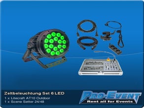 Zeltbeleuchtung Set 6 LED