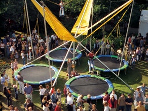 4in1 Bungee Trampolin - Quadrojumper - High Jumper - Bungee Trampolin mieten