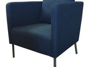 Sessel, retro, blau, Lounge, Design