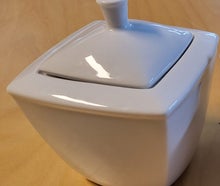 Zuckerdose 300ml "Quadro" weiß - Tischzubehör