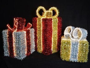 Beleuchtete Weihnachtsgeschenke