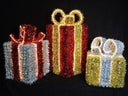 Beleuchtete Weihnachtsgeschenke
